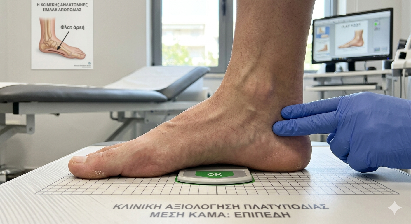 Πλατυποδία: Διάγνωση, Συμπτώματα, Θεραπεία